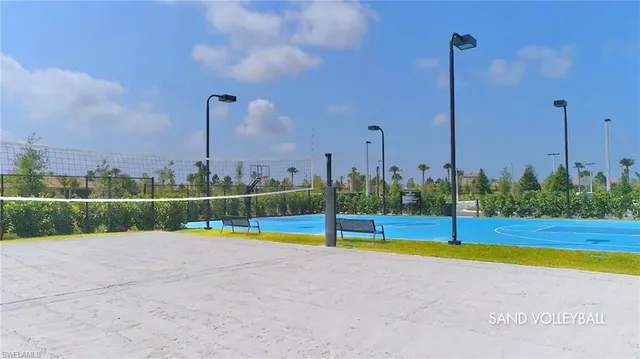 a view of a park with entertaining space