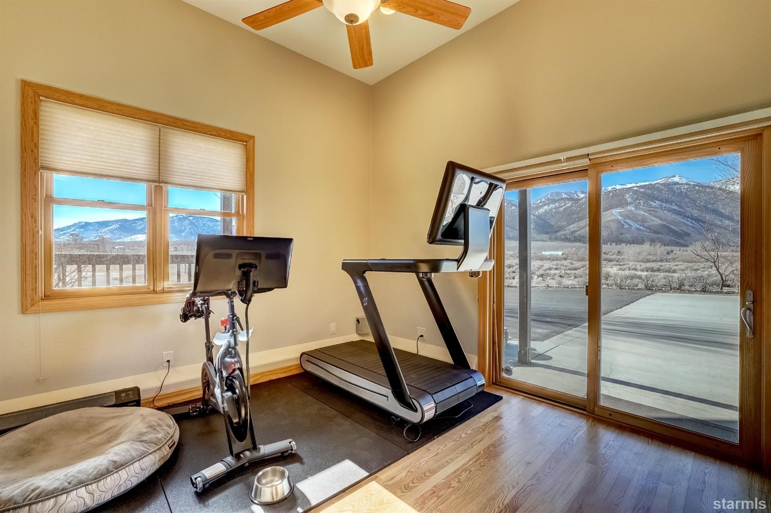 420 River Ranch Road Woodfords, CA 96120 - Photo 20 of 25 a view of a room with gym equipment