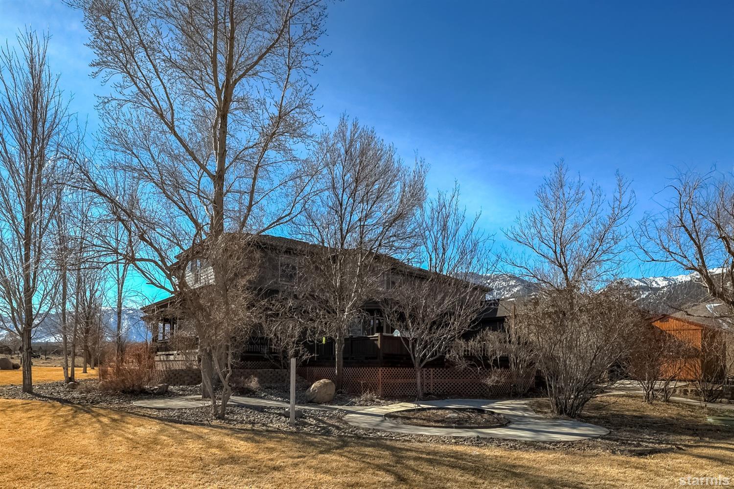 420 River Ranch Road Woodfords, CA 96120 - Photo 25 of 25 a view of a house with a yard