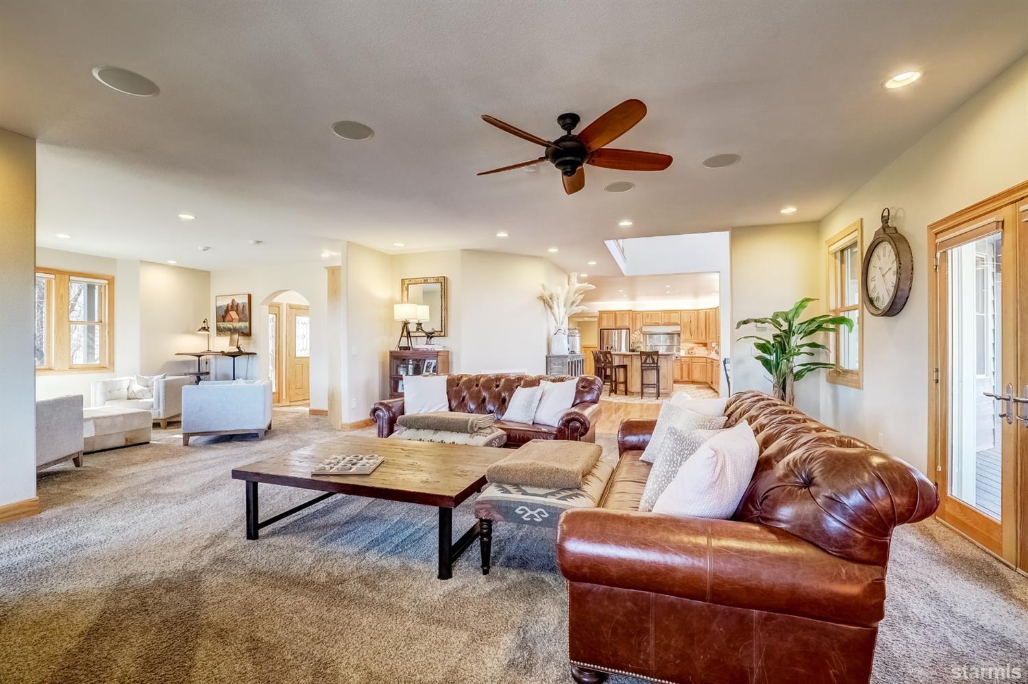 420 River Ranch Road Woodfords, CA 96120 - Photo 7 of 25 a living room with furniture and a wooden floor