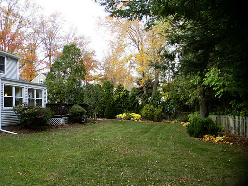 112 Walnut Road Barrington, RI 02806 - Photo 2 of 25 Yard/Garden. .........with comfortable deck to enjoy private yard and abutting open space..