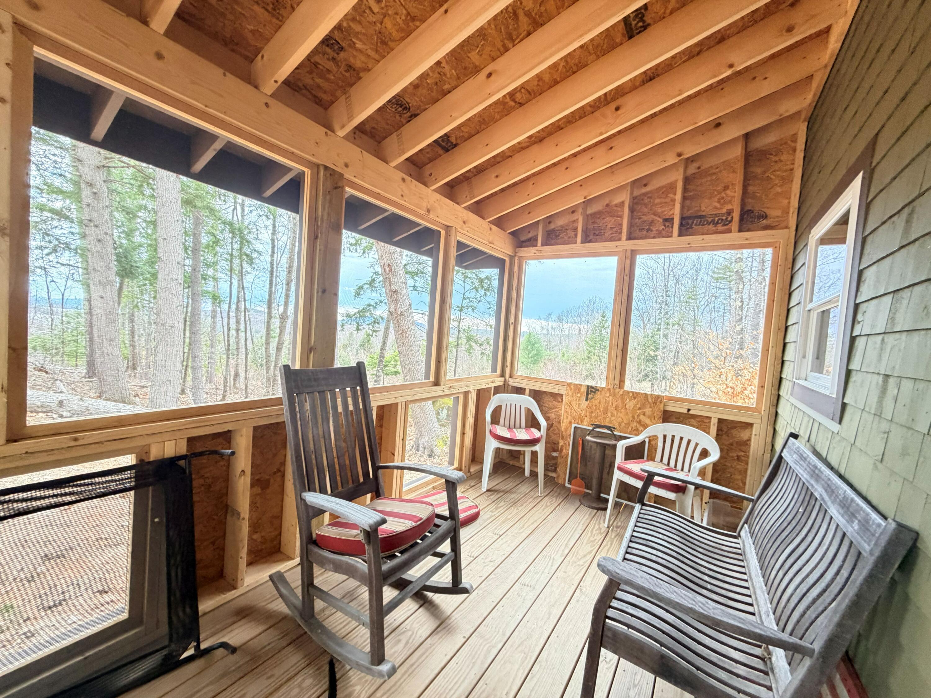 190 Deer Hill Road Harrison, ME 04040 - Photo 17 of 57 Screen porch