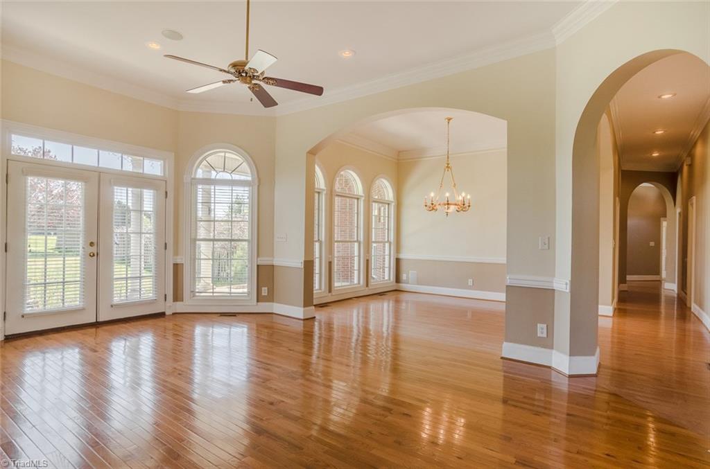 6702 Bugle Run Drive Oak Ridge, NC 27310 - Photo 4 of 29 Living Room and Dining Room