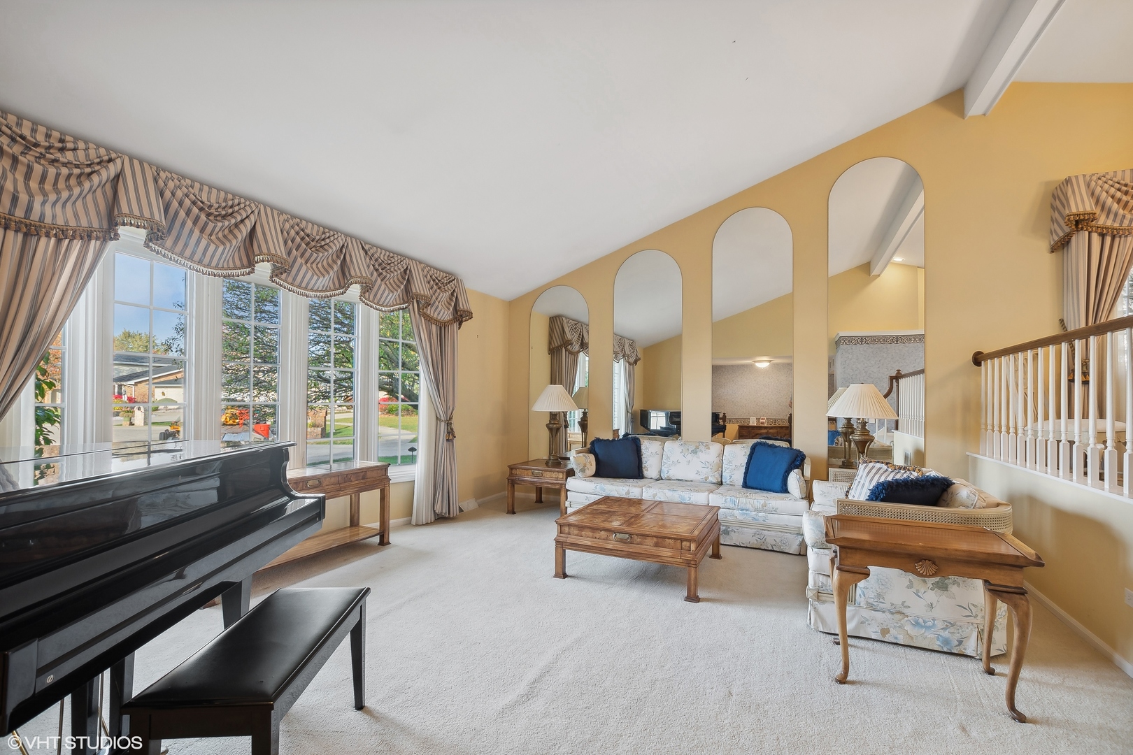 8669 Raintree Lane Orland Park, IL 60462 - Photo 3 of 25 a living room with furniture and a large window