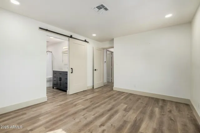 a view of an empty room