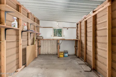 a view of storage and utility room