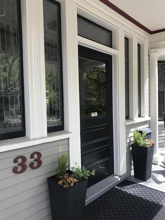 33 Naples Road Brookline, MA 02446 - Photo 2 of 31 a view of a entryway door of the house