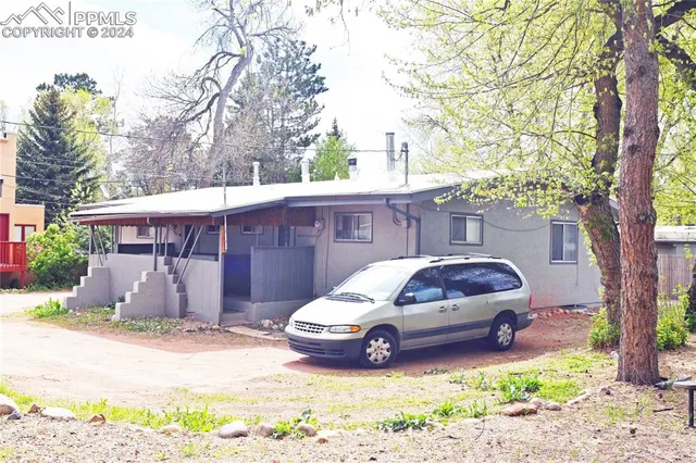a view of a small house