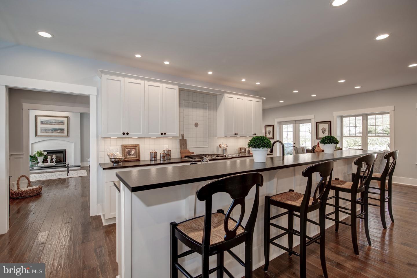 503 Conestoga Road Wayne, PA 19087 - Photo 15 of 28 Open and Flowing Kitchen with Island