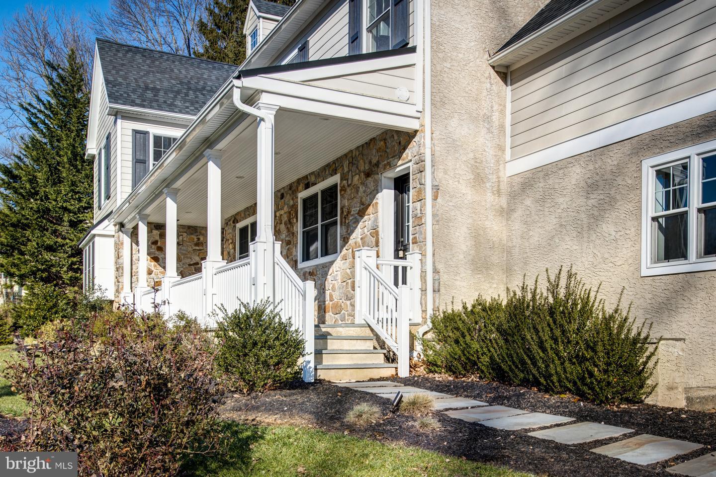 503 Conestoga Road Wayne, PA 19087 - Photo 3 of 28 View of Porch and Exterior Front
