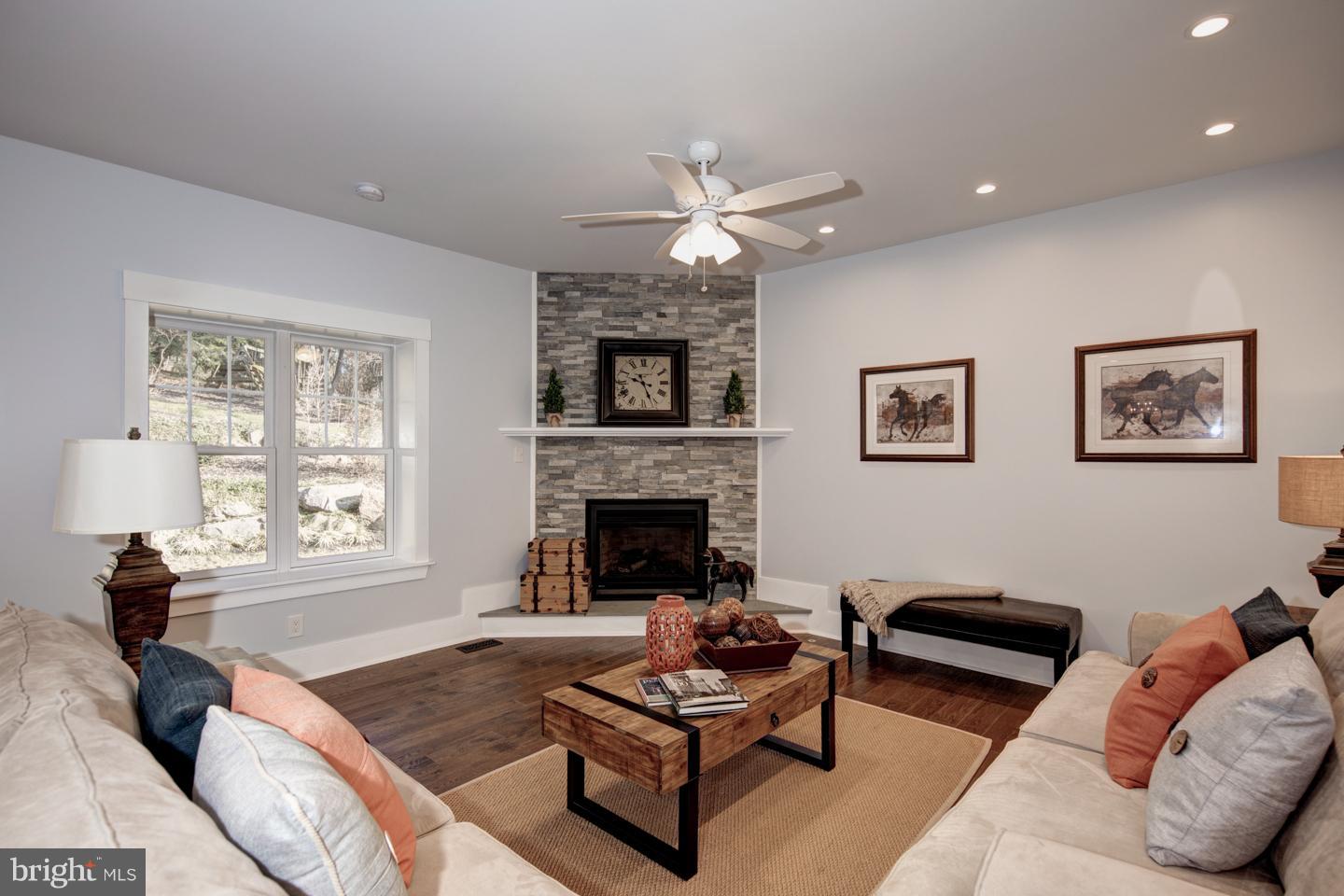 503 Conestoga Road Wayne, PA 19087 - Photo 23 of 28 Great Room with Fireplace