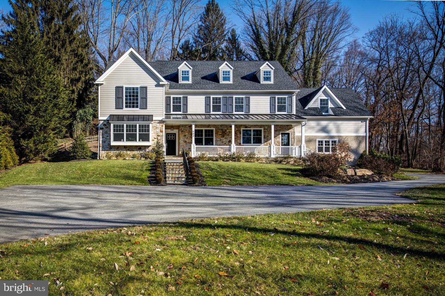 503 Conestoga Road Wayne, PA 19087 - Photo 25 of 28 Impressive Exterior Front