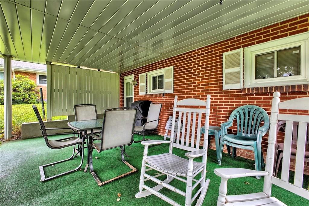1119 Church Street Indiana, PA 15701 - Photo 29 of 34 a balcony with chairs and a potted plant
