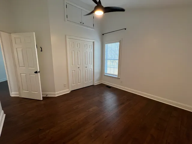 wooden floor in an empty room