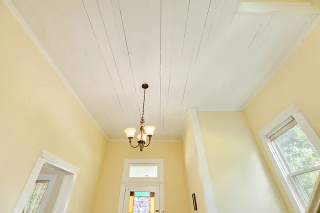 a view of a livingroom with a furniture and window