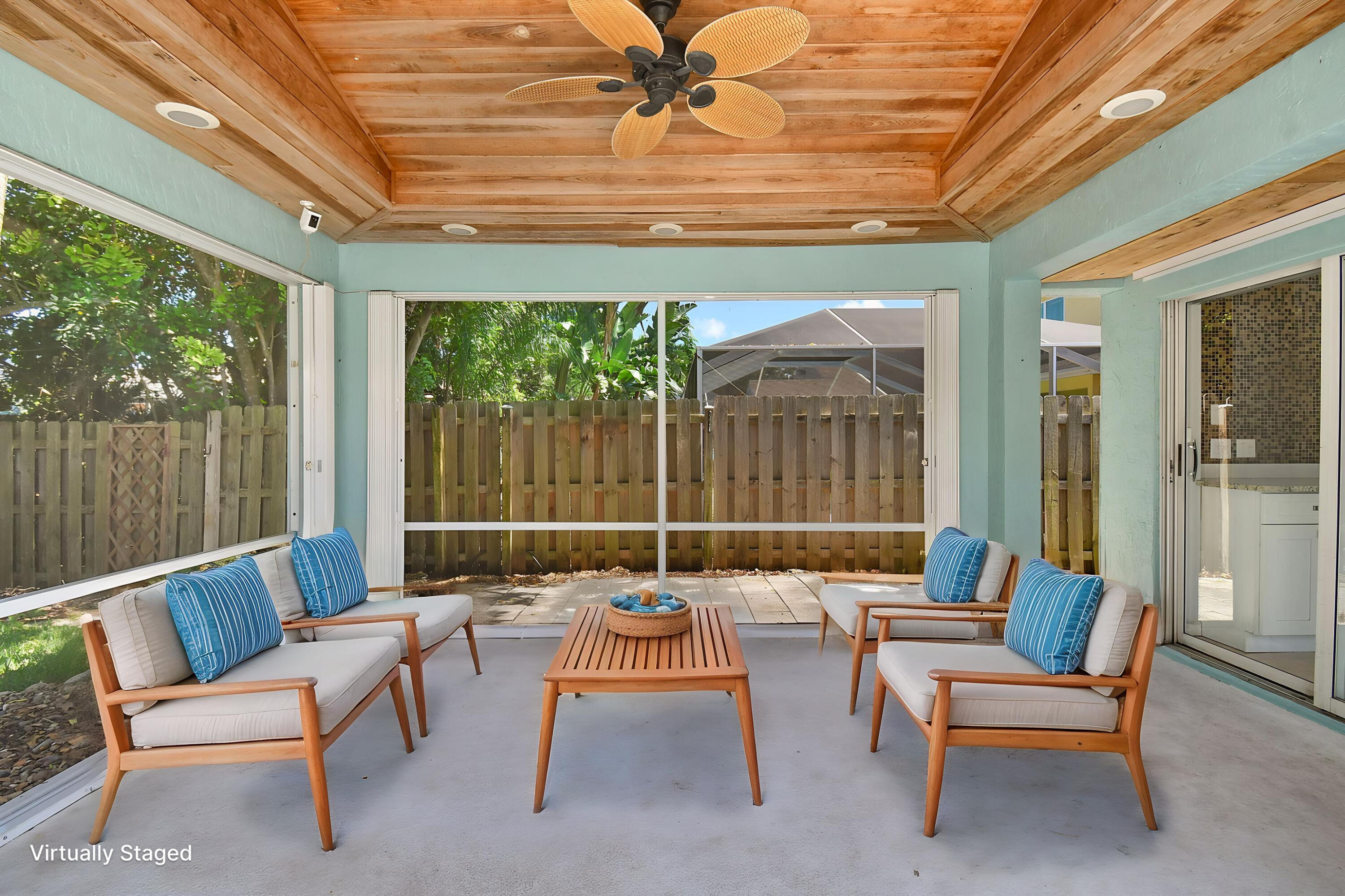 1959 Northwest Marsh Rabbit Lane Jensen Beach, FL 34957 - Photo 16 of 46 Virtually Staged Patio