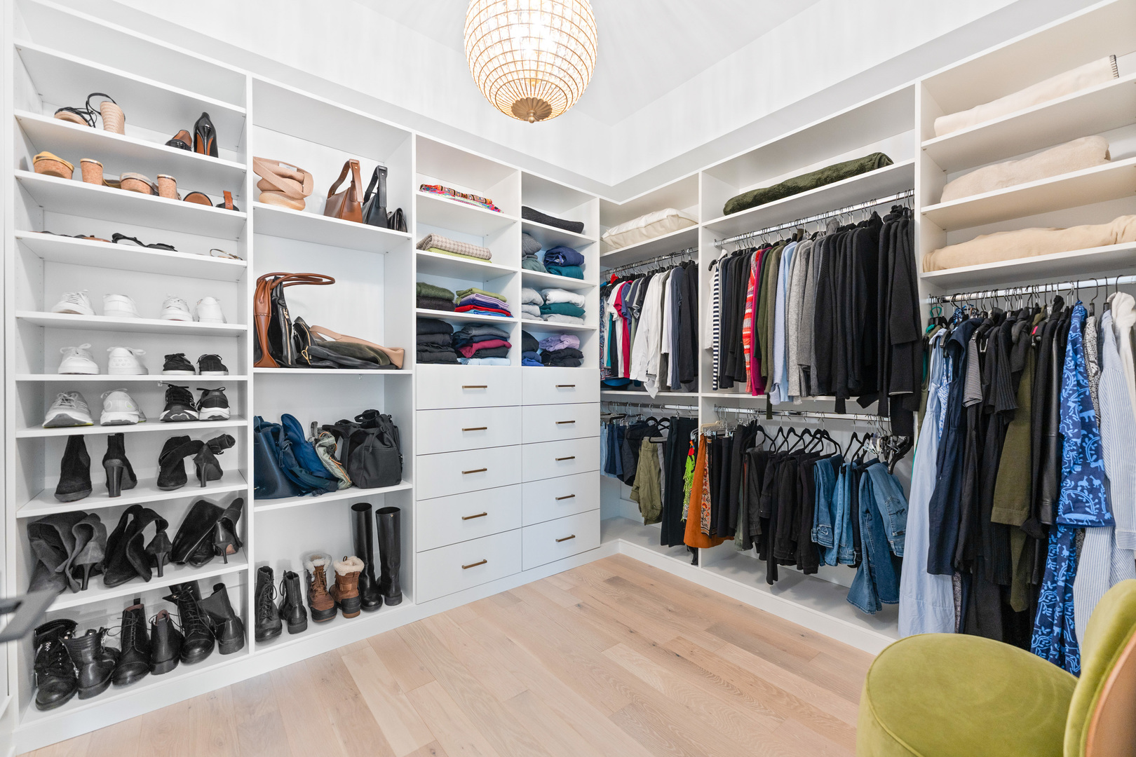 1767 West Rosehill Drive, Unit 304 Chicago, IL 60660 - Photo 14 of 36 a view of walk in closet with clothes and shoes