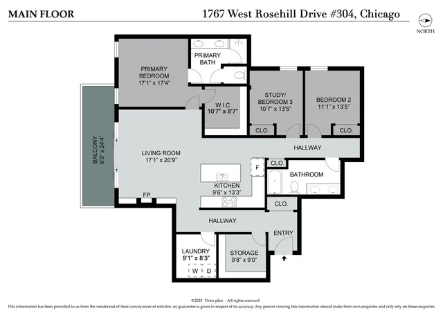 $899,900 | 1767 West Rosehill Drive, Unit 304, Chicago, IL 60660