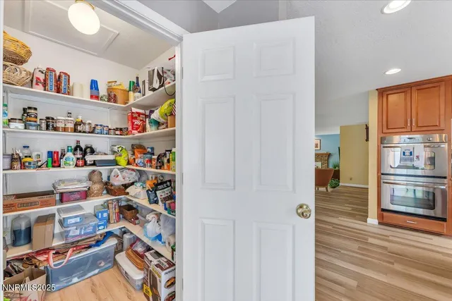 a room with storage and utility