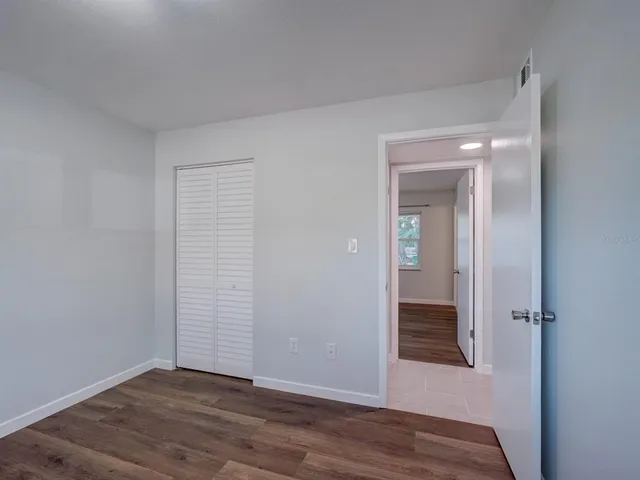 wooden floor in a room