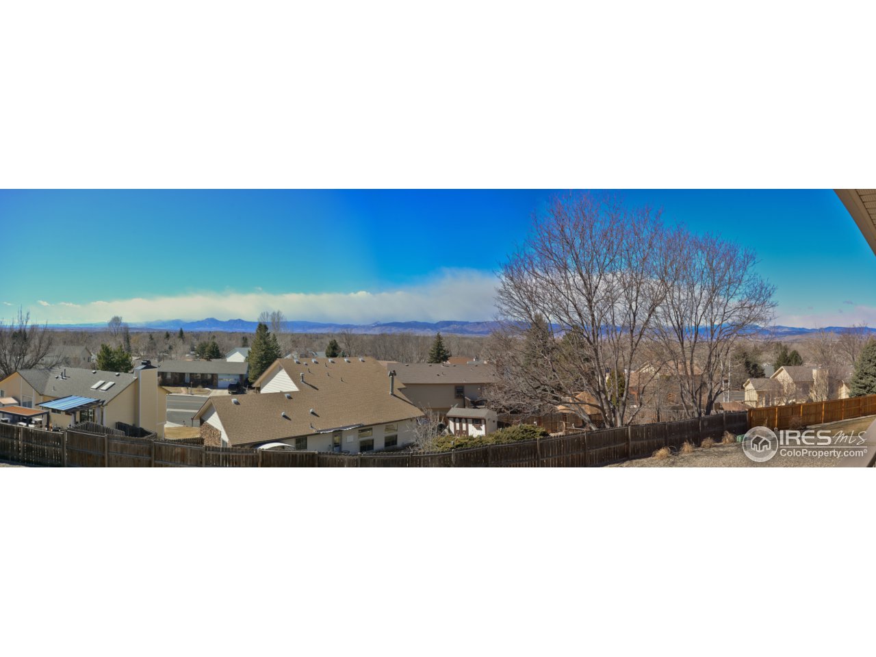 View from Porch - Pikes Peak to Wyoming