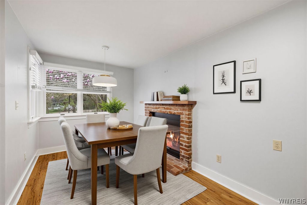 175 Niagara Street Lewiston, NY 14092 - Photo 10 of 33 Formal dining with fireplace