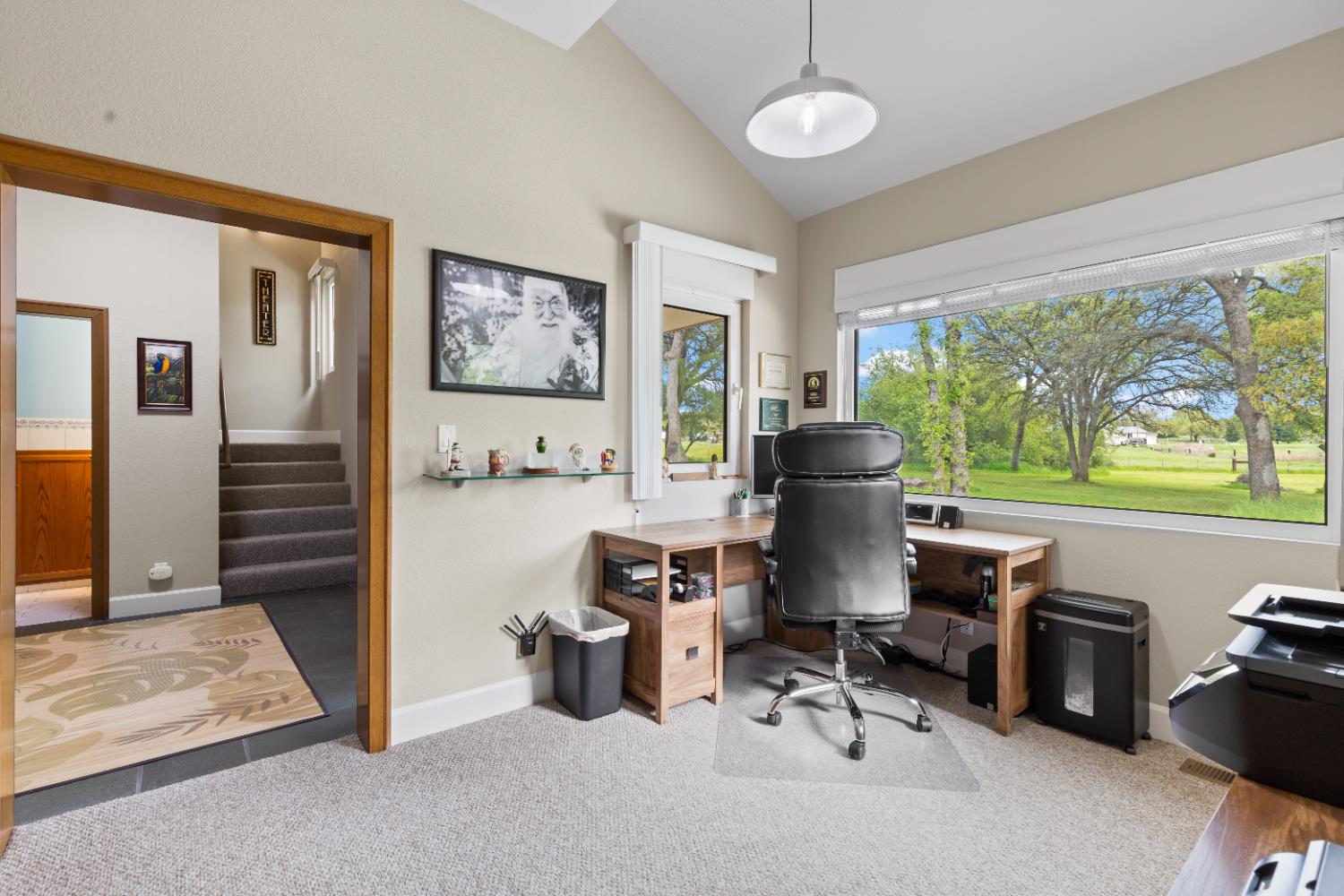 1222 Fruitvale Road Lincoln, CA 95648 - Photo 16 of 90 a view of a workspace with furniture and a window