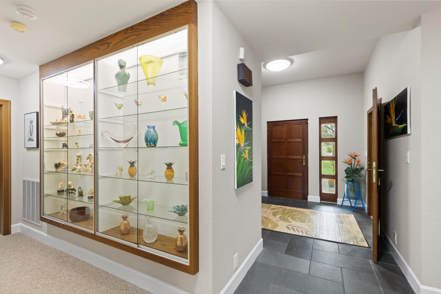 1222 Fruitvale Road Lincoln, CA 95648 - Photo 19 of 90 a bathroom with a glass shower door and a glass door