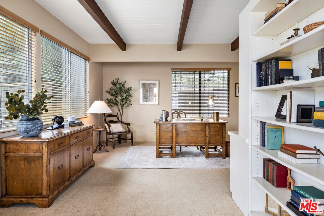 3230 Wrightwood Drive Studio City, CA 91604 - Photo 17 of 43 a living room with furniture a flat screen tv and a large window