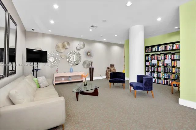 a view of a balcony with an ocean view