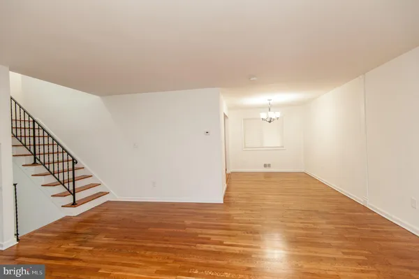 a view of an empty room