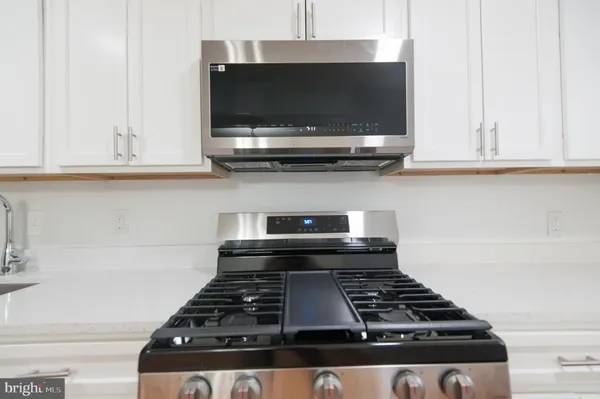 a close up of a stove top oven