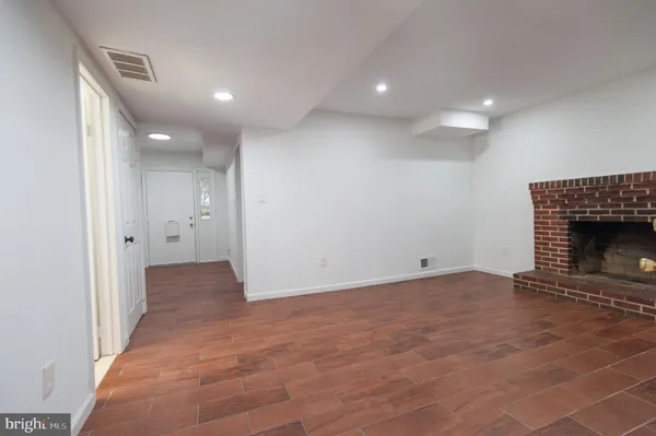 a view of an empty room