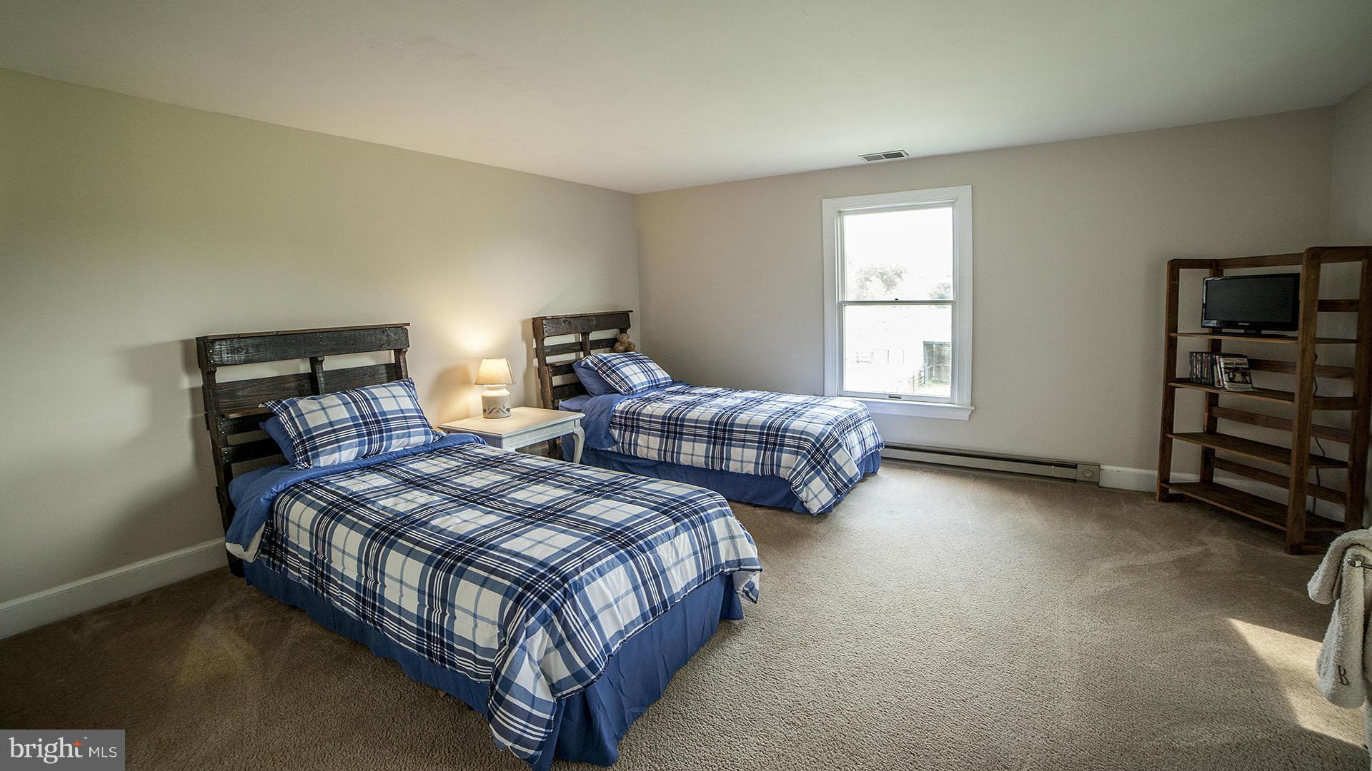 28901 Kemptown Road Mount Airy, MD 21771 - Photo 17 of 29 a bedroom with two beds and painting on the wall
