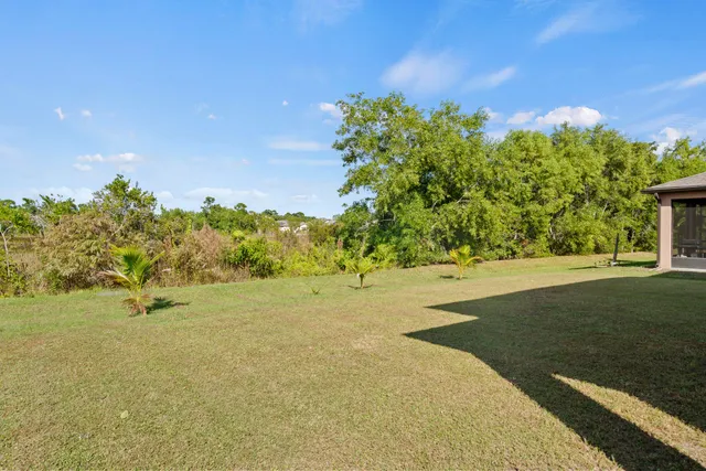 a view of an outdoor space yard and entertaining space