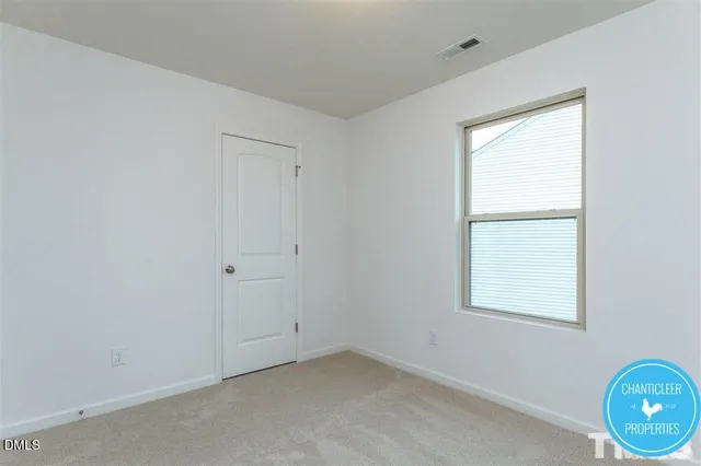 an empty room with window