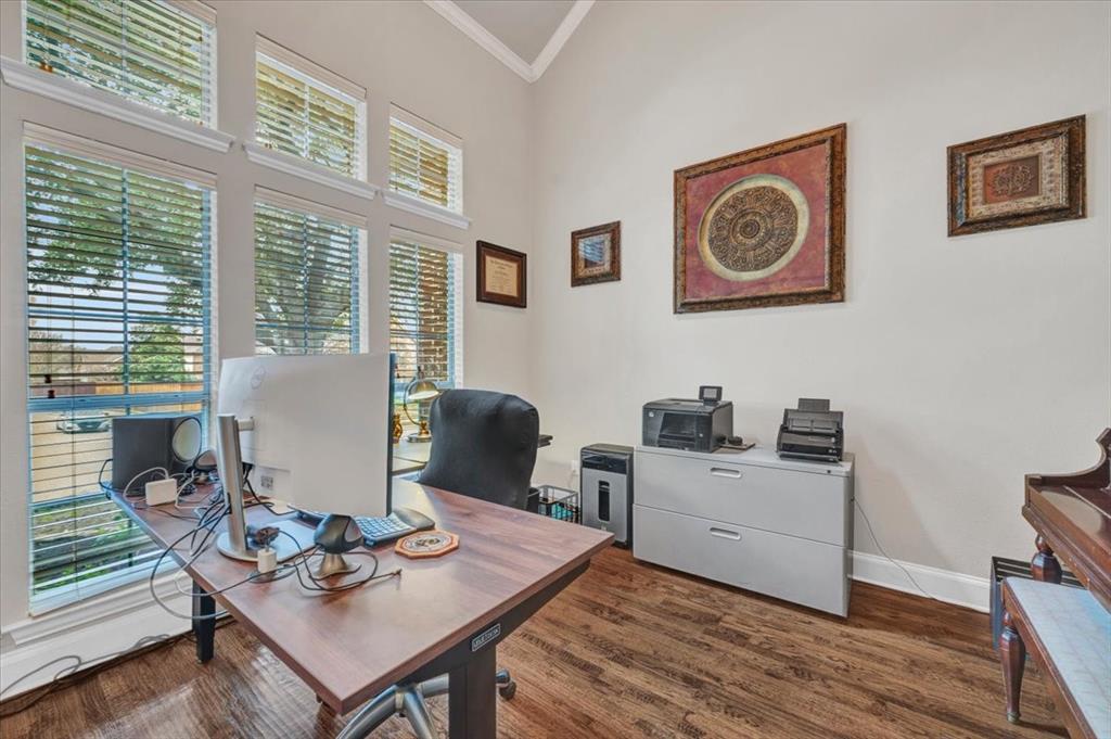 2015 Midhurst Drive Allen, TX 75013 - Photo 5 of 37 a living room with furniture and wooden floor
