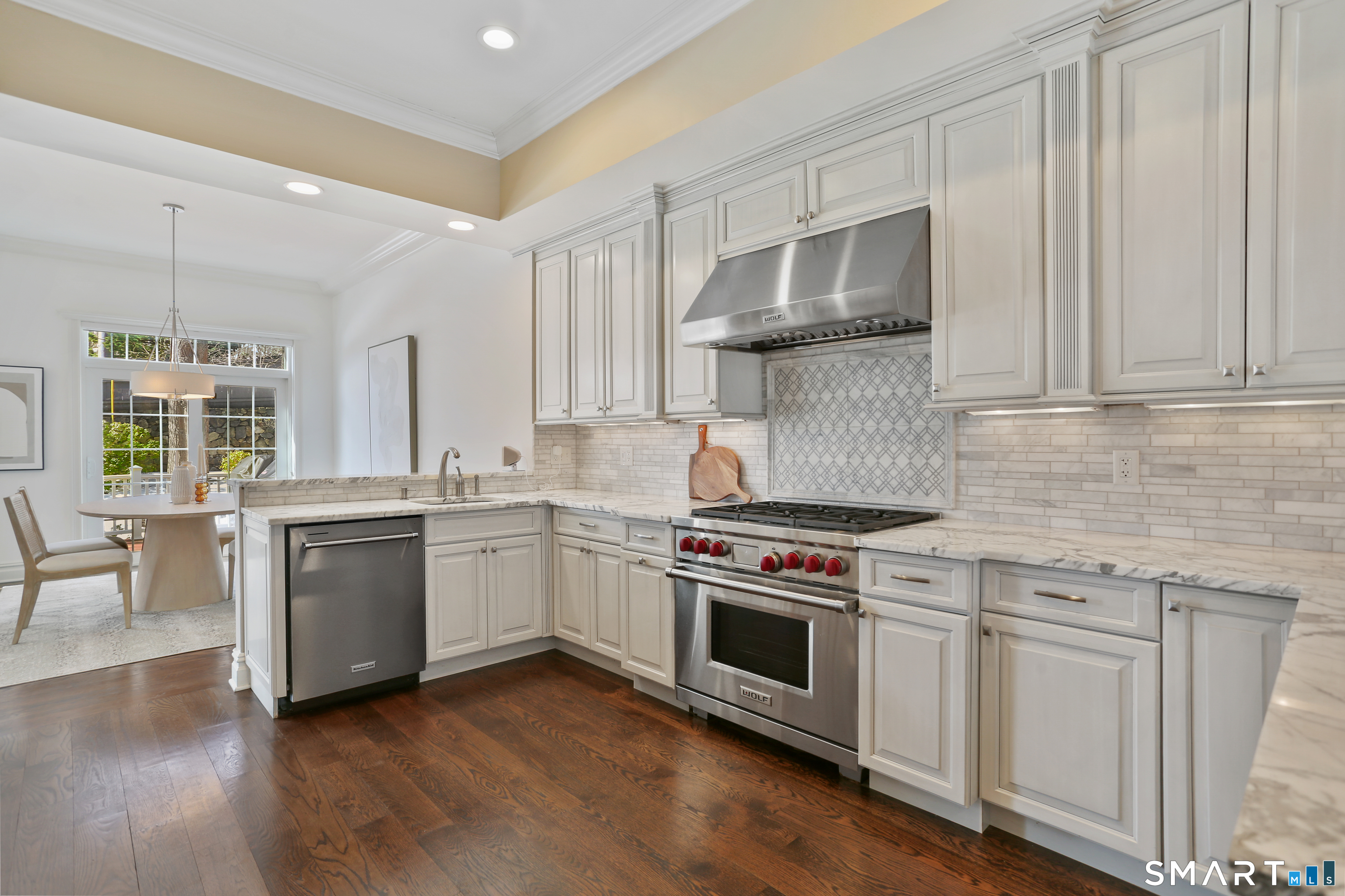 2 Trout Creek Road, Unit 2 Shelton, CT 06484 - Photo 7 of 38 Open kitchen layout overlooking the dining area and filled with natural light.