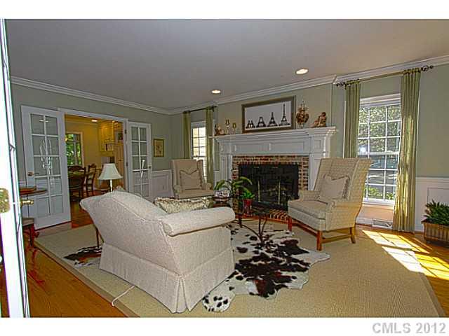 3100 High Ridge Road Charlotte, NC 28270 - Photo 8 of 16 a living room with furniture and a fireplace