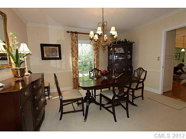 3100 High Ridge Road Charlotte, NC 28270 - Photo 10 of 16 a view of a dining room with furniture and chandelier