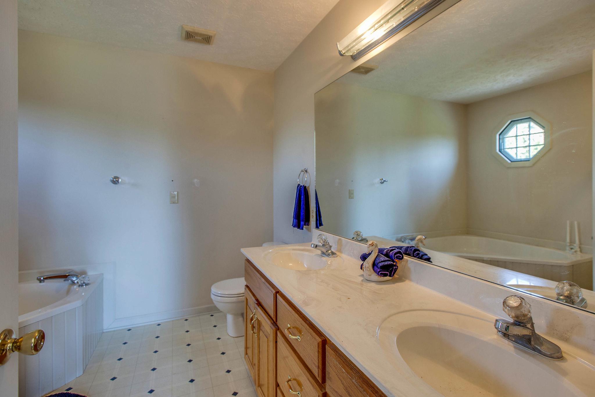8120 Primm Springs Road Primm Springs, TN 38476 - Photo 19 of 27 a bathroom with a sink vanity granite and toilet