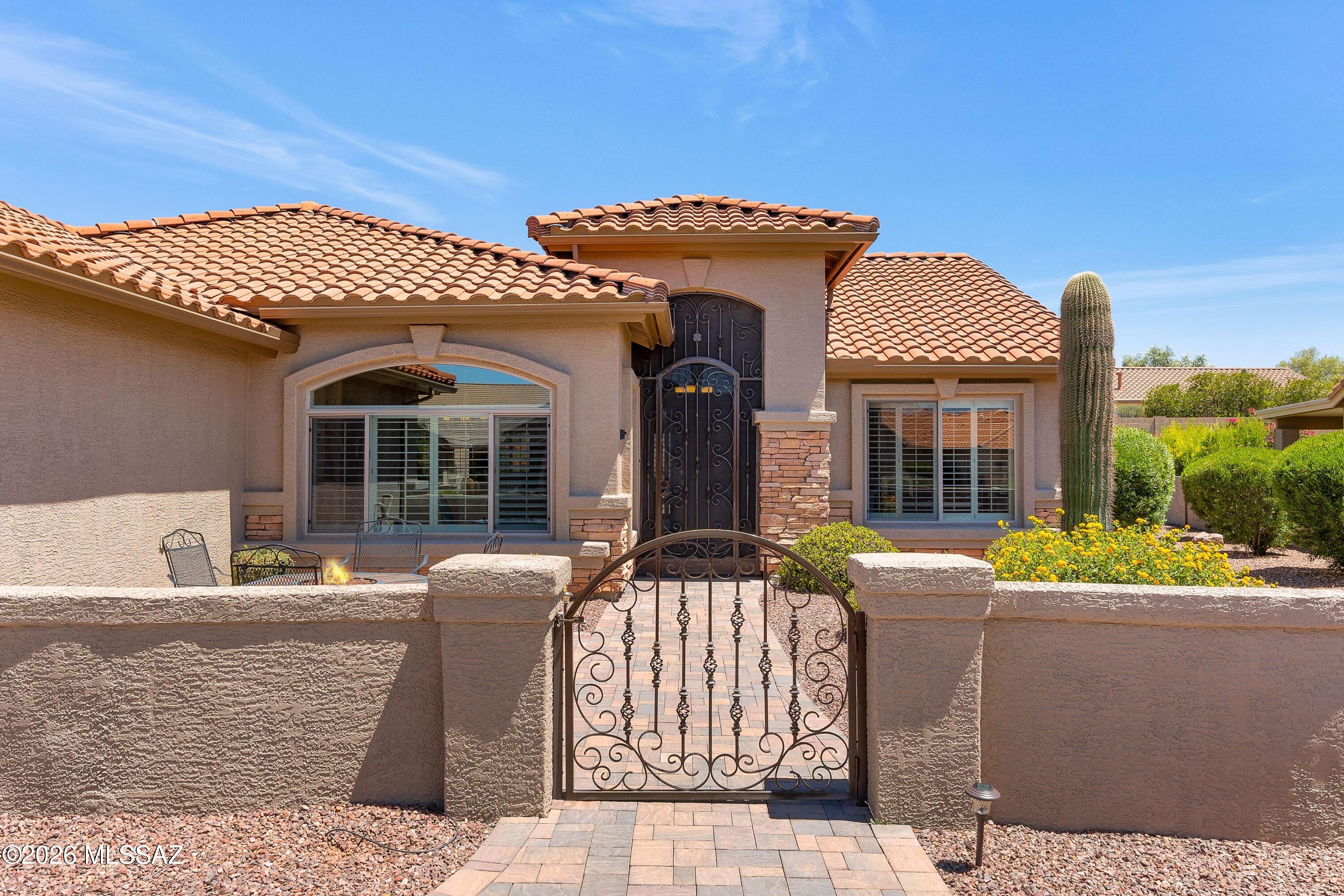 61852 East Sandlewood Road Tucson, AZ 85739 - Photo 5 of 50 Custom Entry Gate