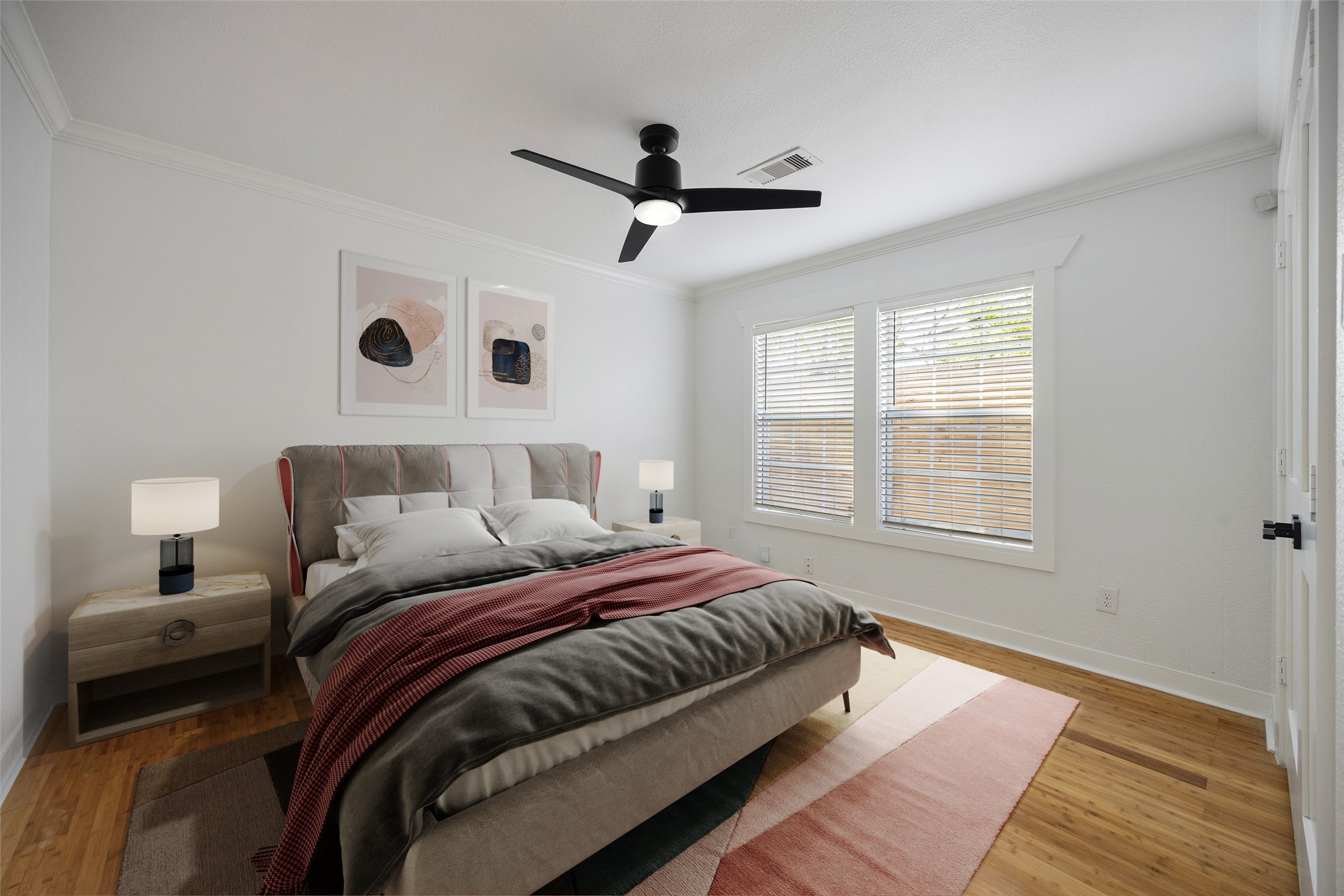 1310 Walton Street Houston, TX 77009 - Photo 15 of 19 a bedroom with bed and window