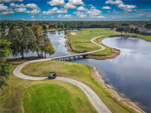 a view of a swimming pool and an outdoor space