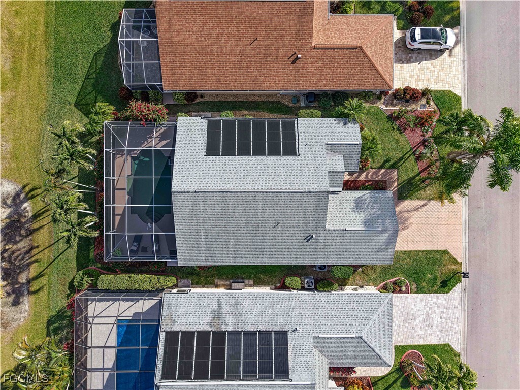 21593 Windham Run Estero, FL 33928 - Photo 39 of 49 an aerial view of a house with a garden and plants