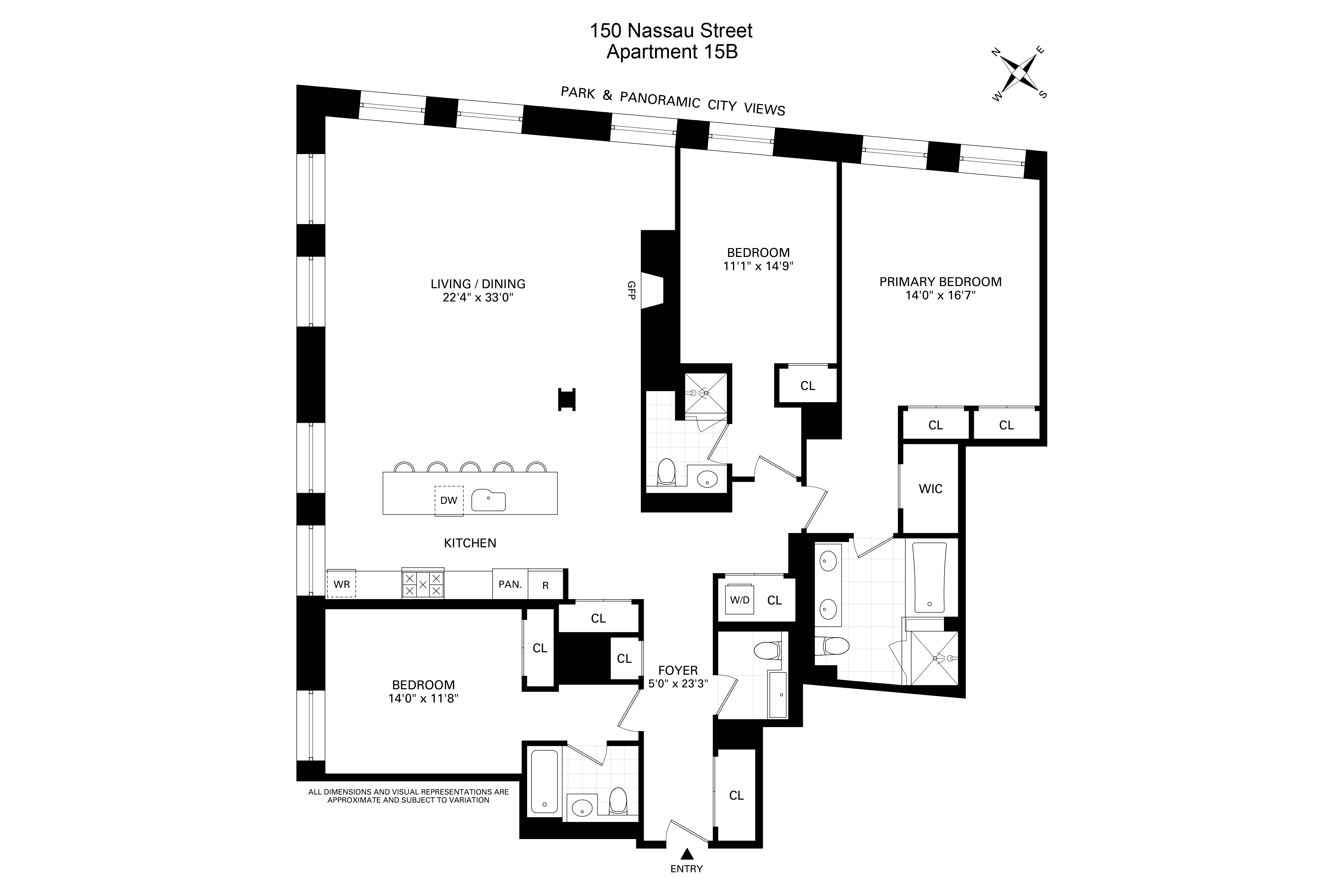 150 Nassau Street, Unit 15B Manhattan, NY 10038 - Photo 17 of 18 Gallery Image 17