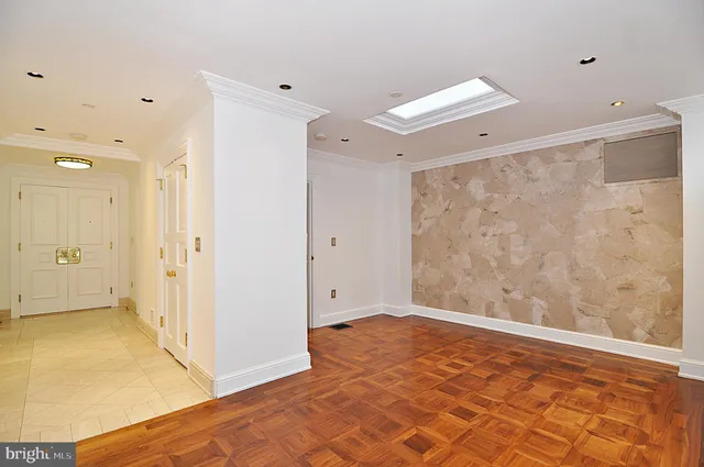 a view of an empty room