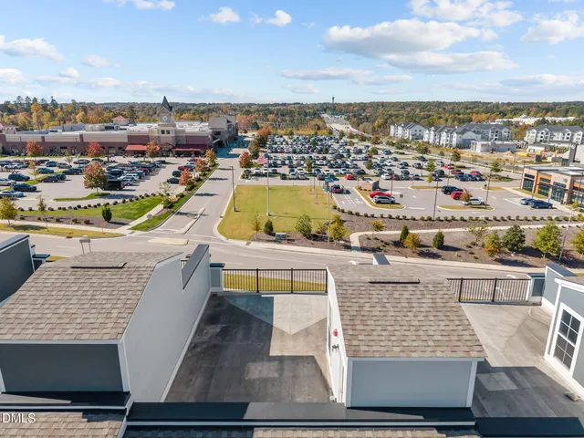 a view of a balcony with city view