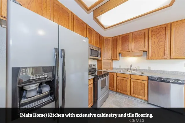 a view of a hall with an outdoor space