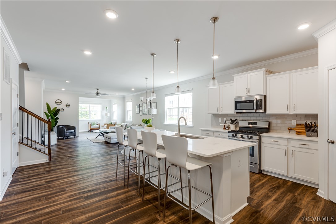 5649 Rohan Place Moseley, VA 23120 - Photo 13 of 48 RECESSED LIGHTING throughout and ATTRACTIVE PENDEN